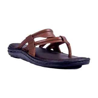 Premium Leather Slipper - 6402