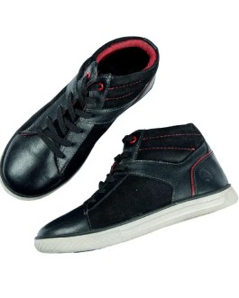 Kids Leather Boot – Black