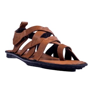 Premium Leather Sandal - Tan