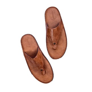 Premium leather Slipper - 6206
